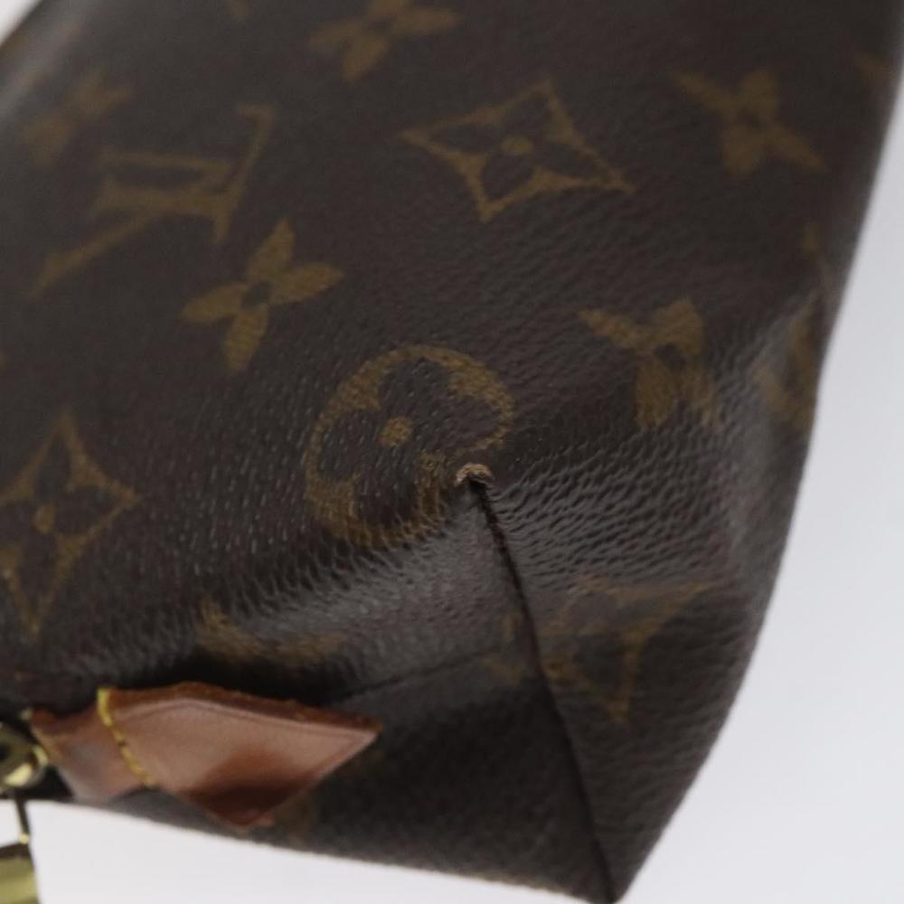 LOUIS VUITTON Monogram Pochette Cosmetic PM Cosmetic Pouch M47515 LV Auth fm4619 - Picture 14 of 16
